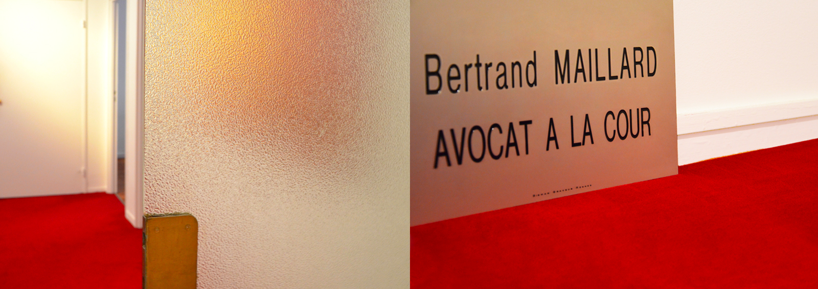 Hall du cabinet / Cabinet d'Avocats Bertrand Maillard / Avocats Rennes