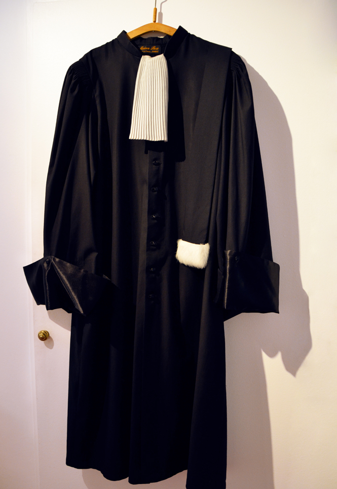 Robe d'Avocat de Maître Maillard / Avocat à Rennes / Cabinet Bertrand Maillard